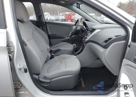 2014 Hyundai Accent Gls из США, поврежденный, VIN KMHCU4AE2EU588837